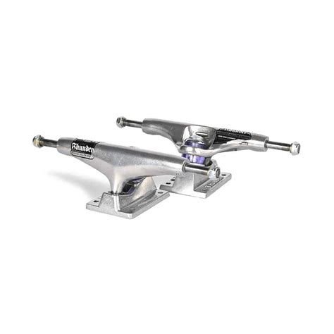 Thunder Inverted Kingpin 147 Trucks (Pair) – Polished Silver