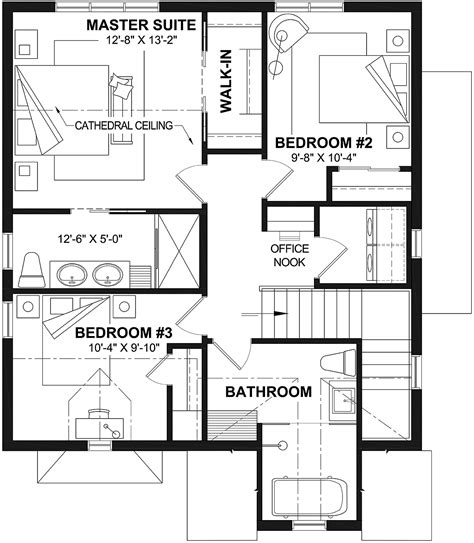 Two Story Floor Plans Victorian Cottage