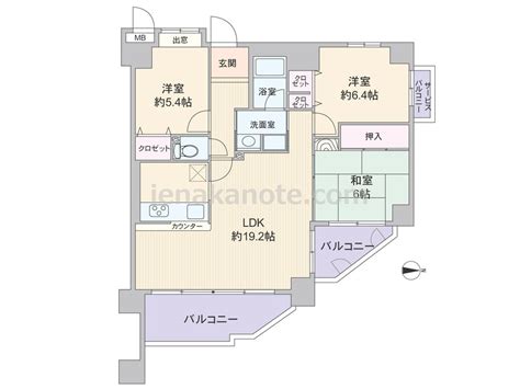 80.24平米の3LDKの間取り（30229） - イエナカ手帖