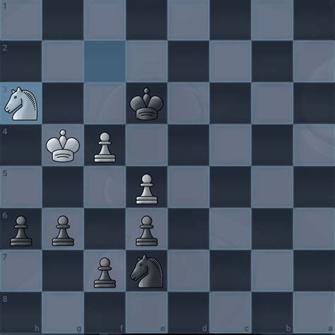 Black to move and win the knight : r/chess