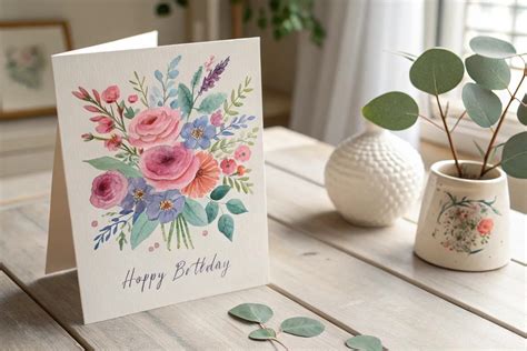 18+ Creative Watercolor Birthday Card Ideas