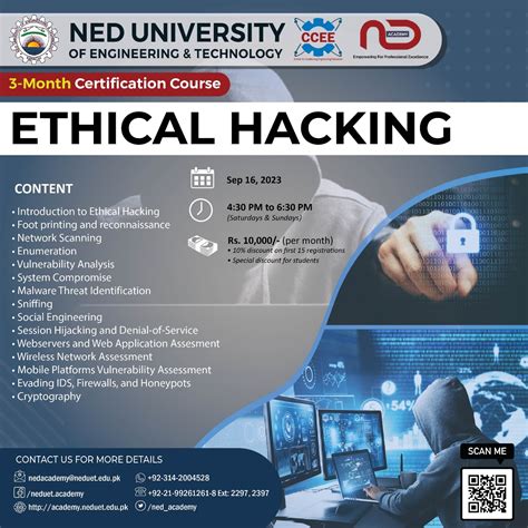 Ethical Hacking | NED Academy - CCEE | CMPP