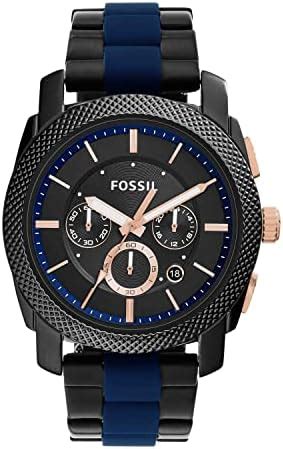 Fossil Analog White Dial Men's Watch-FS4795 Stainless Steel, Multicolor ...