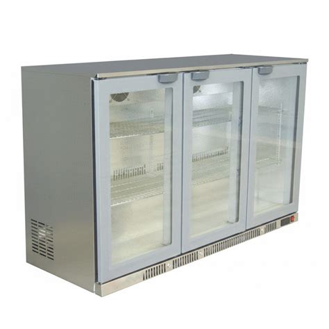 Senox SBCS-350 Behind Bar Bottle Cooler Cabinet, 3 Sliding Doors, 338 L ...