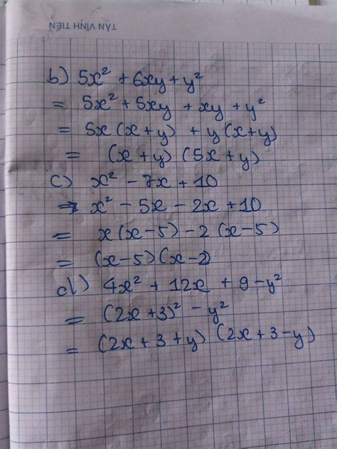 Phân tích đa thức thành nhân tử: B= (x^2 -5x 6)^2 7x(x^2 -5x 6) 12x^2 - Olm