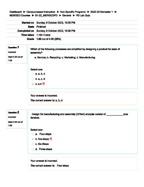 PD Lab Quiz 2 - Campus Based Instruction Programs Semester 1 - Studocu