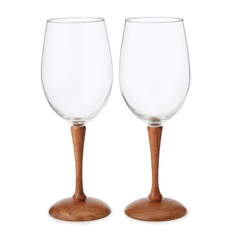 Wine Glasses With Wood Stems at Gerard Ortega blog