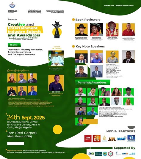 Creative and Entertainment Industry Summit & Awards 2025 , Cyprian ...
