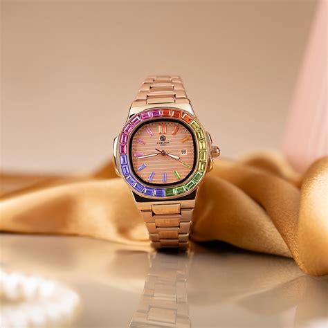 Carlton London Women Grace Rainbow Multicolor Analog Watch CLDPP-004 ...