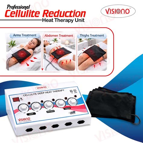Visiono Cellulite Deep Heat Therapy Machine for Body Slimming & Pain R ...