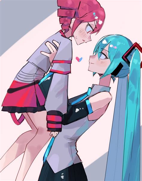 hatsune miku, kasane teto, and kasane teto (vocaloid and 2 more) drawn ...