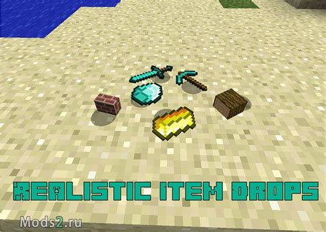 Image result for Minecraft Java Realistic Item Drop Mod