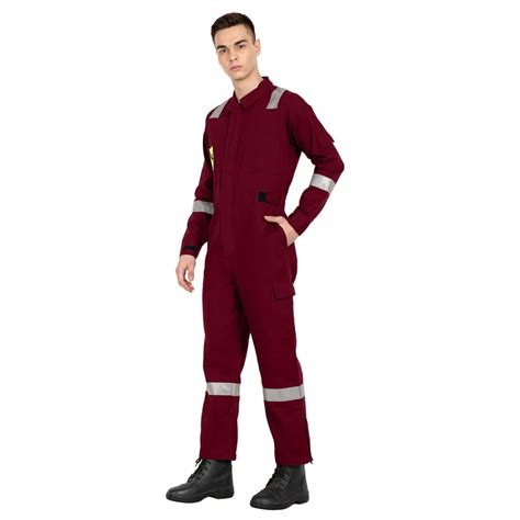 OIL India Uniform Coverall Full Sleeves - Maroon
