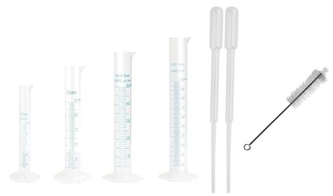 Labifie Polypropylene Plastic Measuring Cylinder 10ml,25ml,50ml &100ml ...