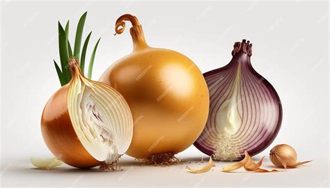 Premium Photo | Healthy fruit onions fresh vegetables created by midjourney