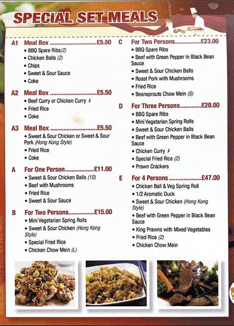 Menu at Hong Kong Kitchen fast food, Hemel Hempstead