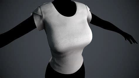 Female White T-Shirt Style 6 - FlippedNormals