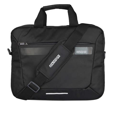 American Tourister Unisex Amt Rexton 01 Black Lightweight Laptop ...