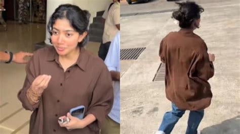 Sai Pallavi rushes away after being mobbed by crowd; Reddit criticises ...