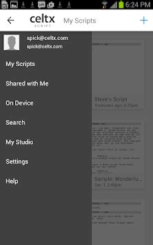 Image result for Celtx Sample Script Download