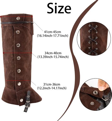 Degpum Pirate Boot Covers Pirate Costume Boot Covers Viking India | Ubuy
