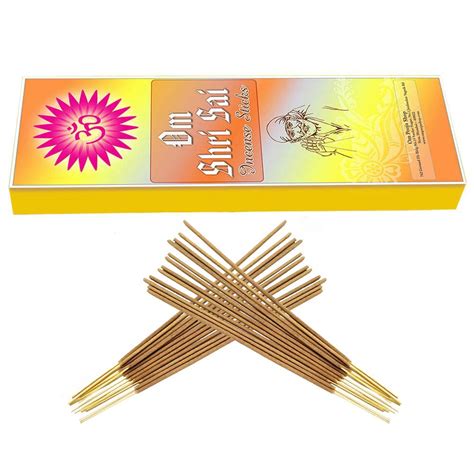 Om Shri Sai Incense Sticks - 250 Grams | Agarbatti Sticks Om Pooja Shop ...