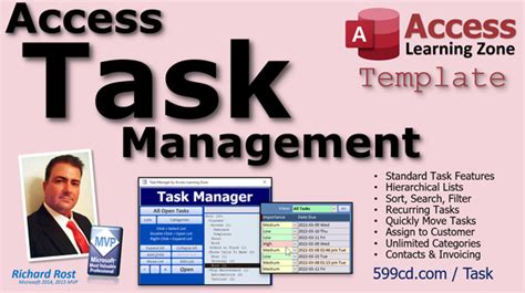 Image result for Access Task Management Database Template
