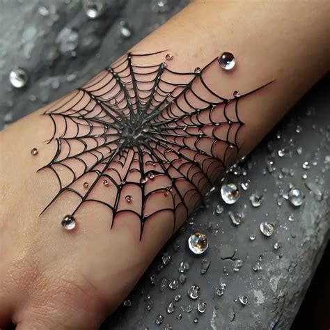 Realistic Spider Web Tattoos Amazon.com : Oottati Small Cute Temporary