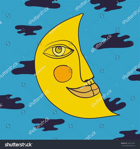 Animated Moon Face