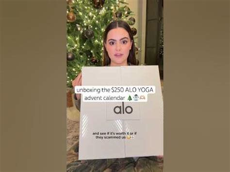 unboxing the $250 ALO YOGA advent calendar 🎄☃️🫶🏼 part 1 - YouTube