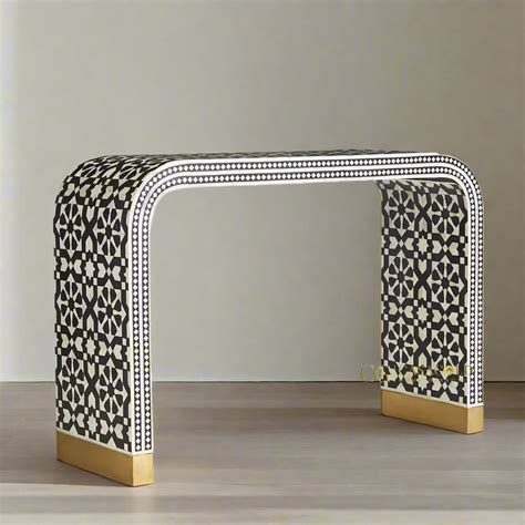Inlay Entryway Console Table - Moroccan Ready to ship