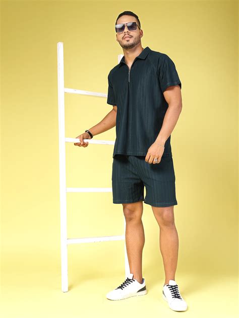 Trendy Cotton Herringbone Oversized Co-ords Set – rigoindia