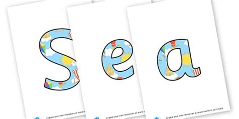 Seashore Cafe - display lettering (teacher made) - Twinkl