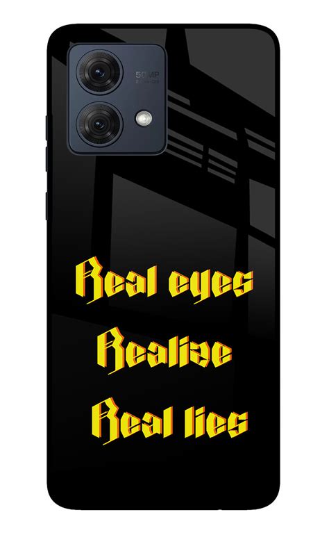Buy Now Real Eyes Realize Real Lies Glass Case for Moto G84 5G Online ...