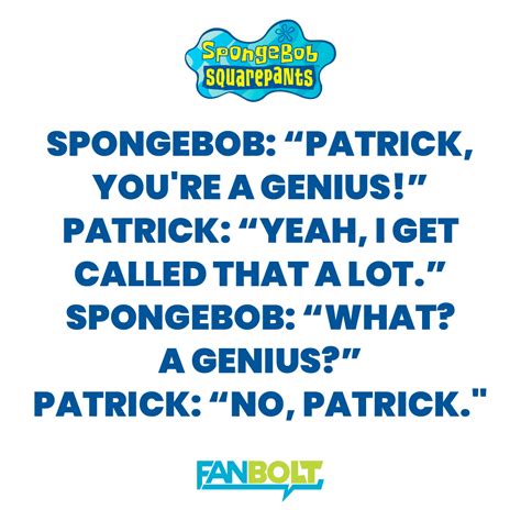 Spongebob And Patrick Quotes Funny