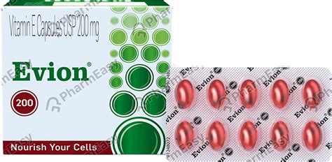 Evion 200 MG Capsule (10): Uses, Side Effects, Price & Dosage | PharmEasy