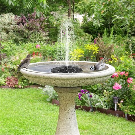 Solar Powered Garden Fountains - Outdoor Fountains Ideas
