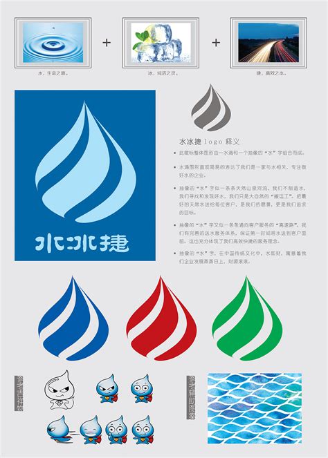 水冰捷——纯净水 logo设计方案|平面|Logo|天艺锦广告 - 原创作品 - 站酷 (ZCOOL)