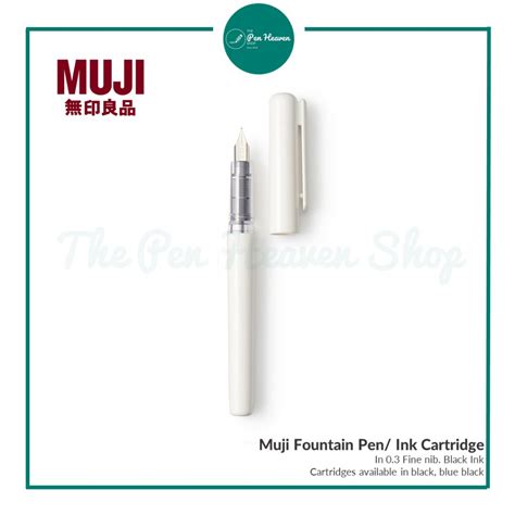 Muji Fountain Pen/Ink Cartridge (Authentic) | Shopee Philippines