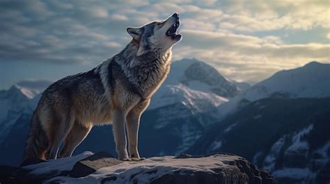 Image result for Wolves Howl at Night