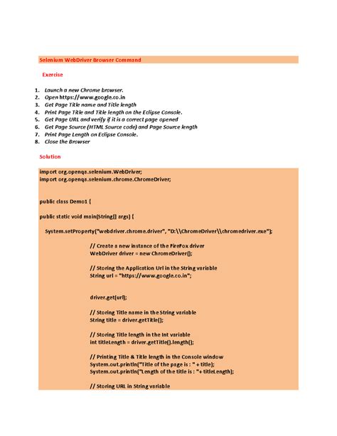 Selenium programs - this materials will help like to get knowledge on ...