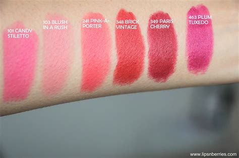 L'oreal Paris Color Riche Matte Addiction Lipsticks Review | LIPS n BERRIES