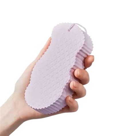 Reusable Silicone Exfoliating Body Scrubber | Gentle Skin Cleaning ...