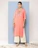 Buy Peach Kurtas for Women by MUHURATAM Online | Ajio.com