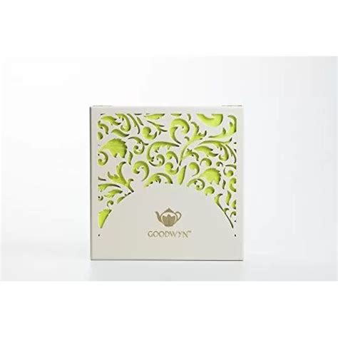 GOODWYN ALLURING LASER CUT CHEST, 90 TEA BAGS-DELICATE FILIGREE ...