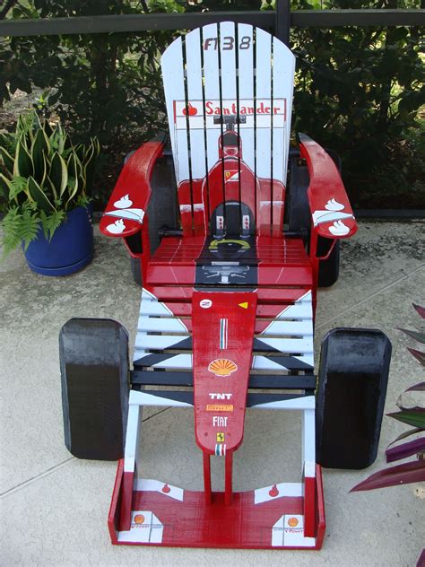 Ferarri F1 Racing Chair - Handpainted