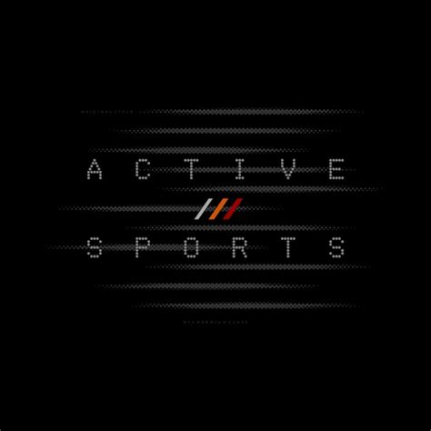 Active sport typography t shirt and other uses. | Premium Vector