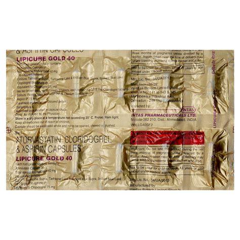 Lipicure Gold 40 Capsule | Uses, Side Effects, Price | Apollo Pharmacy