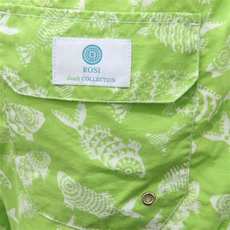1243AE costume boxer uomo ROSI green beachwear men