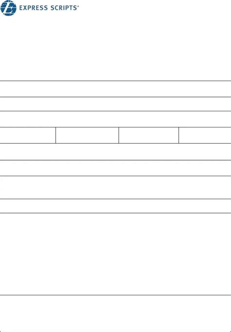 Express Scripts Prior Authorization PDF Form - FormsPal